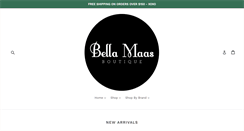 Desktop Screenshot of bellamaas.com